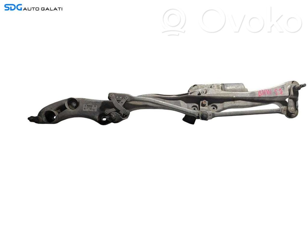BMW 7 E65 E66 Front wiper linkage and motor 