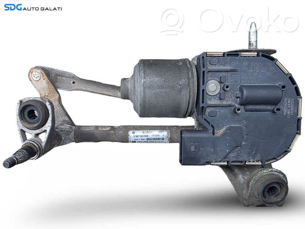 Seat Altea Mechanizm i silniczek wycieraczek szyby przedniej / czołowej 