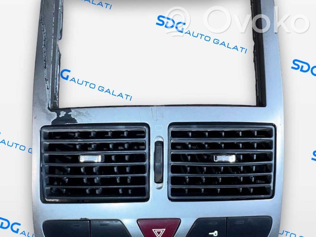 Peugeot 307 Garniture de panneau console centrale 
