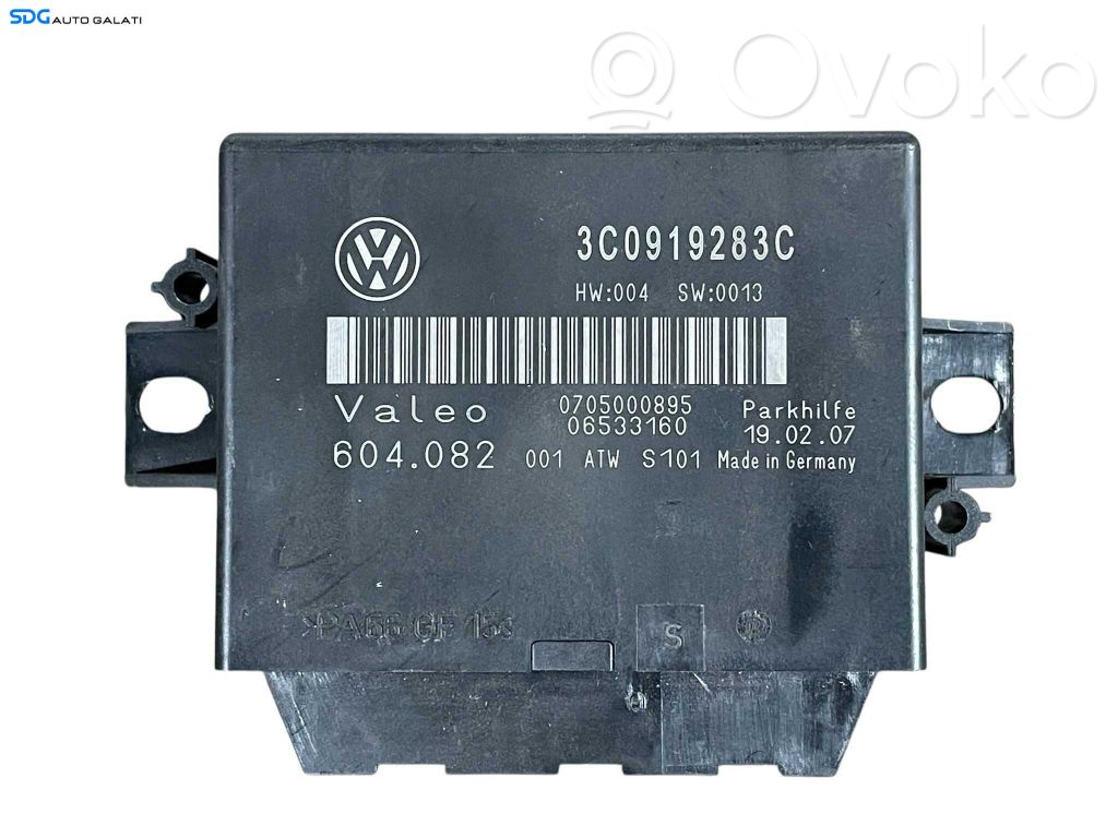 Volkswagen PASSAT CC Pysäköintitutkan (PCD) ohjainlaite/moduuli 