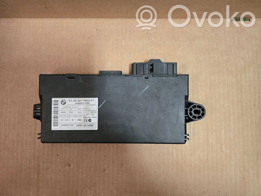 Aizdedzes ECU komplekts   9217853,5WK49515ABR,2092401034