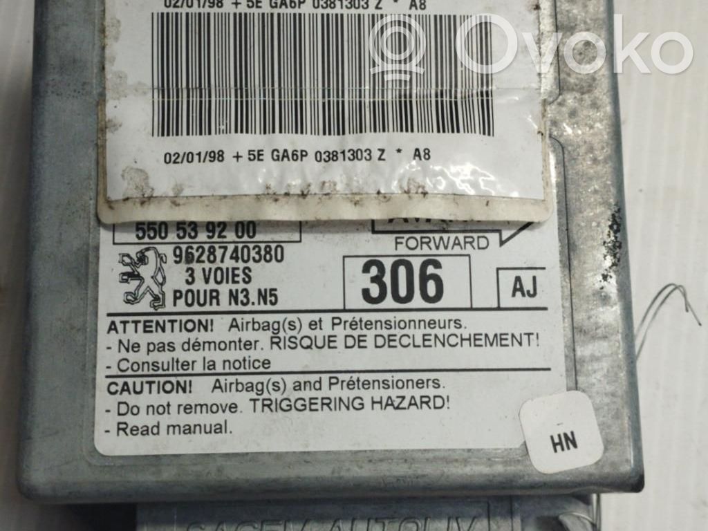 Peugeot 306 Airbag control unit/module 