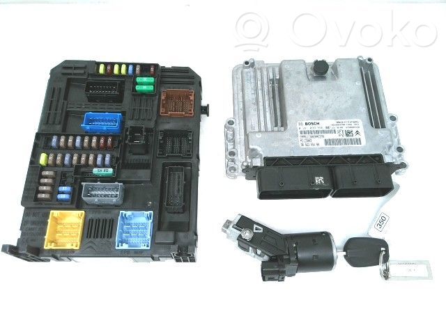 Citroen C3 Juego de cerradura y set ECU del motor 
