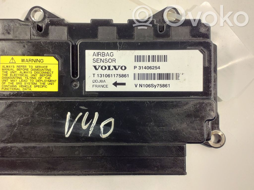 Volvo V40 Airbag control unit/module 