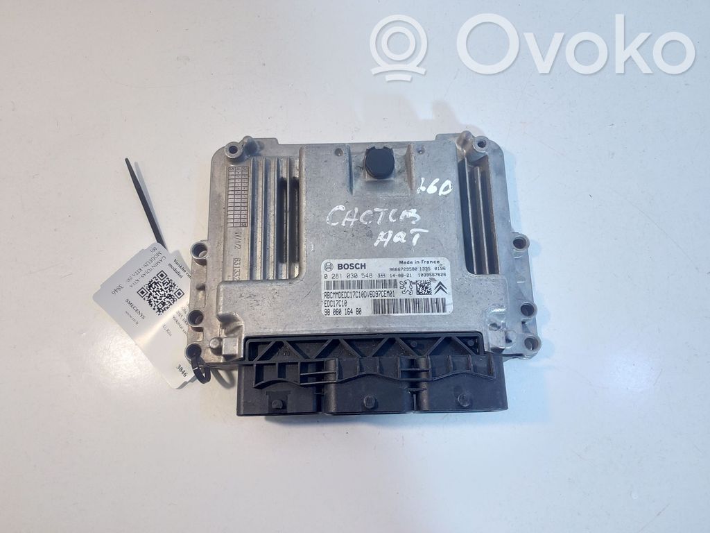 Citroen C4 Cactus Engine control unit/module 