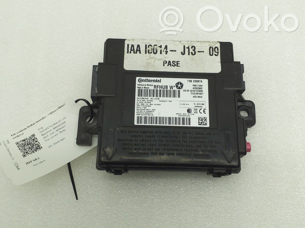 Jeep Grand Cherokee Other control units/modules 