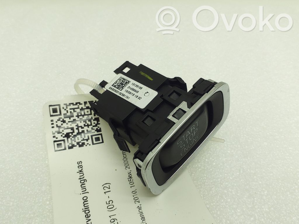 Volvo V60 Engine start stop button switch 