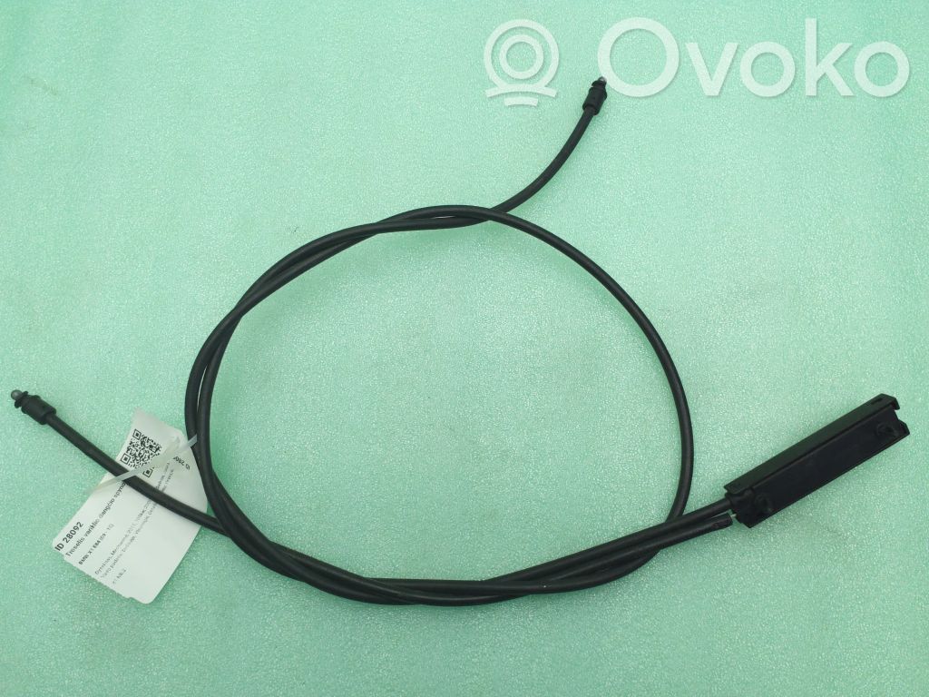 BMW X1 E84 Engine bonnet/hood lock release cable 