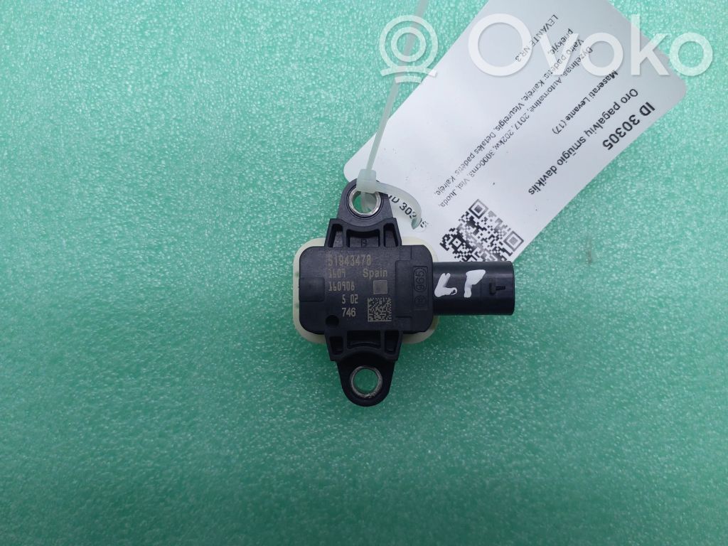 Maserati Levante Airbag deployment crash/impact sensor 