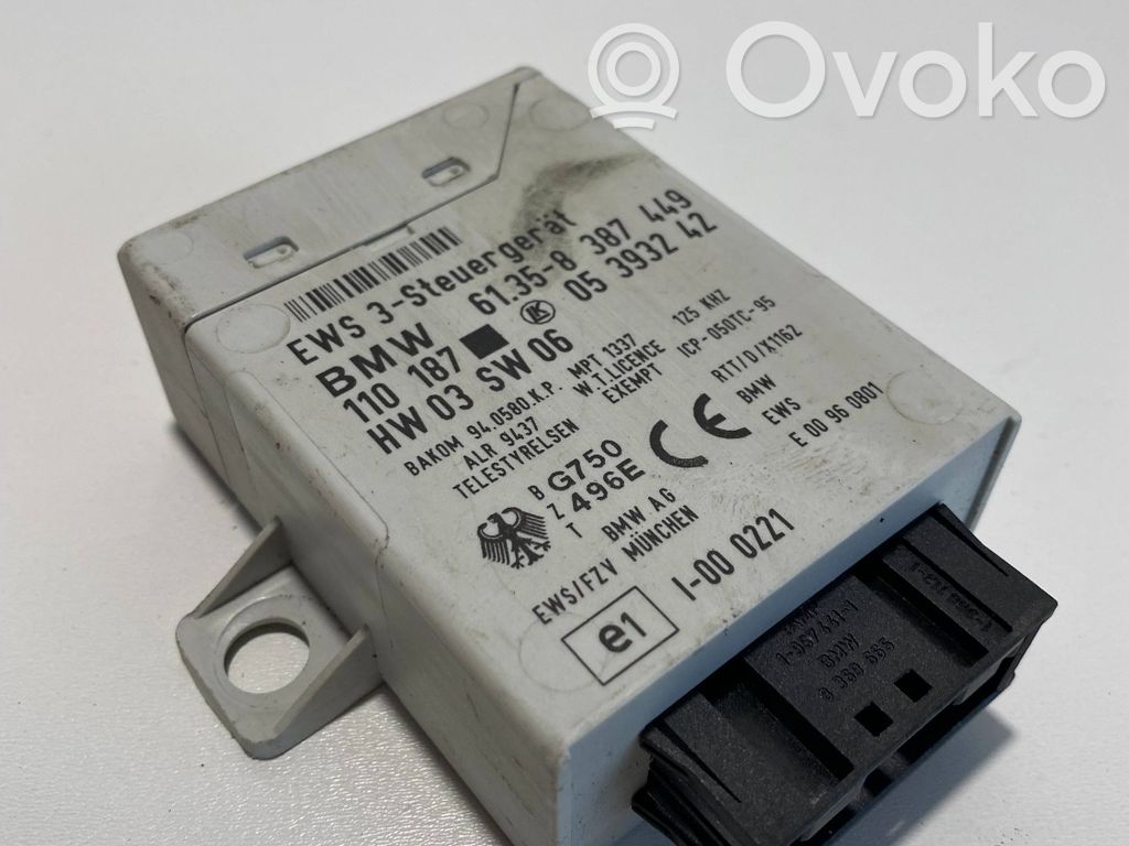 BMW 5 E39 Imobilaizera vadības bloks 