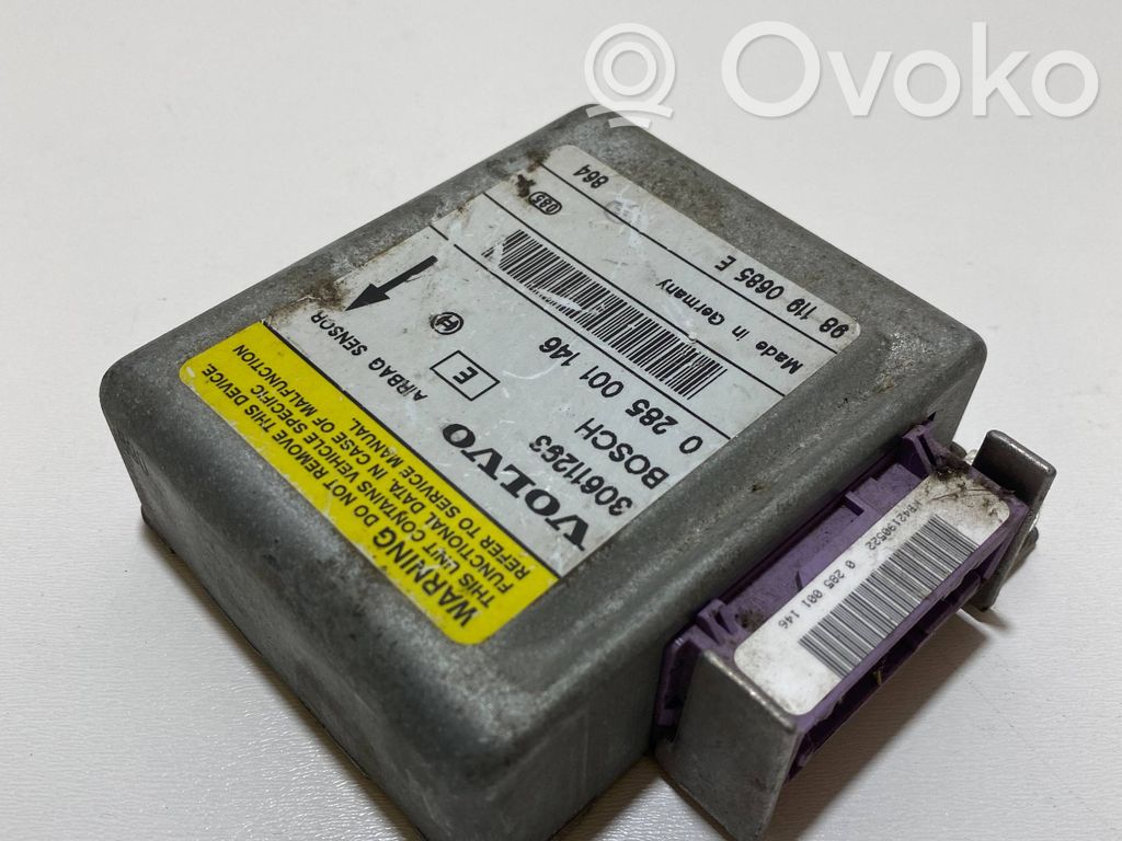 Volvo S40, V40 Airbag control unit/module 