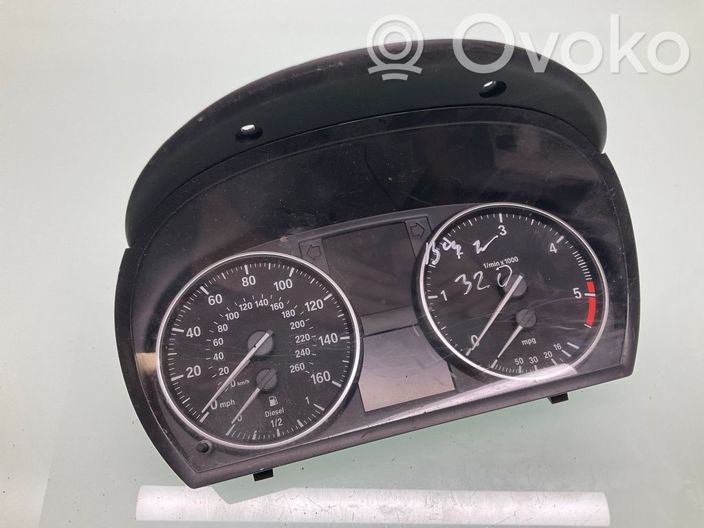 BMW 3 E90 E91 Speedometer (instrument cluster) 