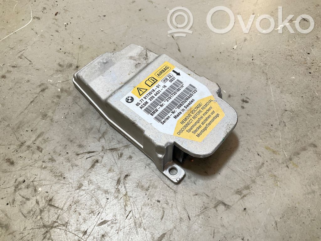 BMW 6 E63 E64 Airbag control unit/module 