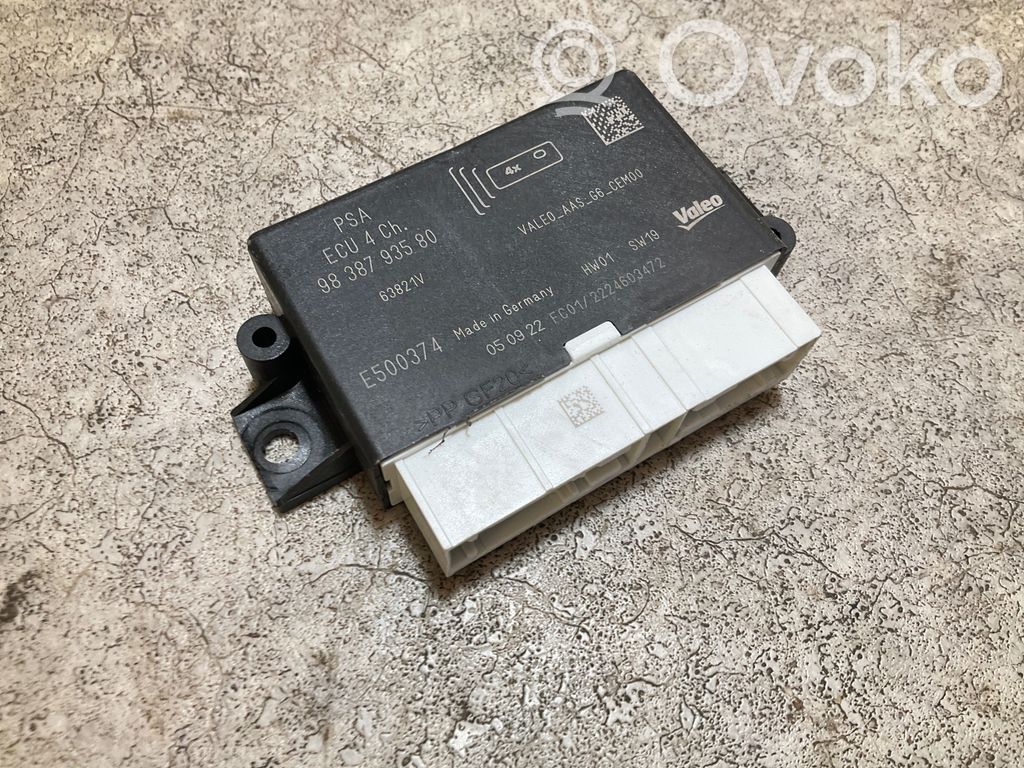 Parking PDC control unit/module   9838793580,ECU4CA,63821V,5500374