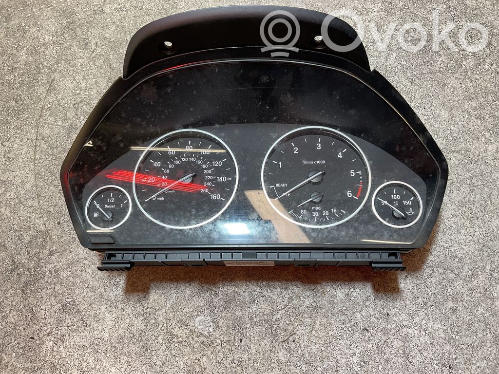BMW 3 F30 F35 F31 Speedometer (instrument cluster) 