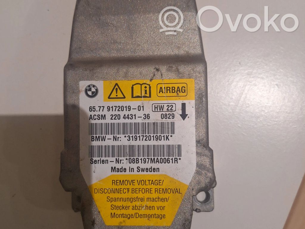 Turvatyynyn ohjainlaite/moduuli   9172019,31917201901K