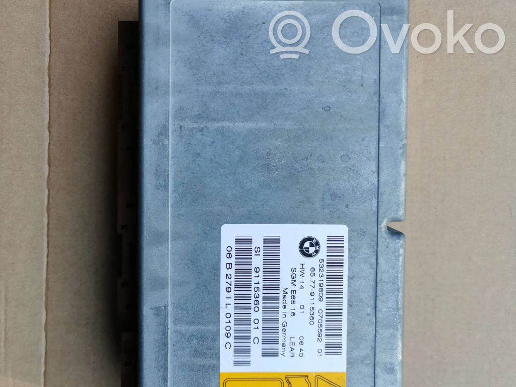 BMW 7 E65 E66 Airbag control unit/module 