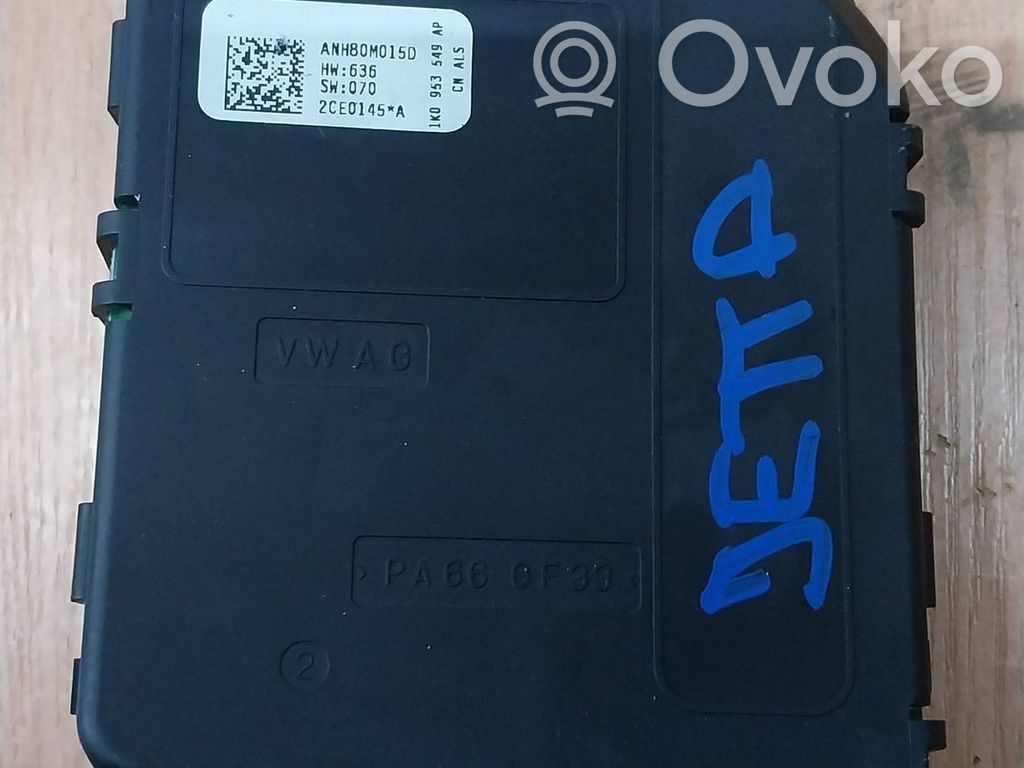 Volkswagen Jetta V Sensor de ángulo de dirección 