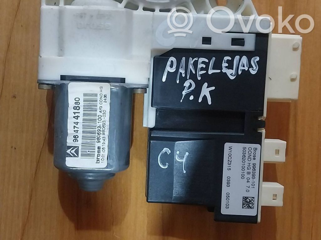 Citroen C4 I Silnik regulatora szyby drzwi przednich 