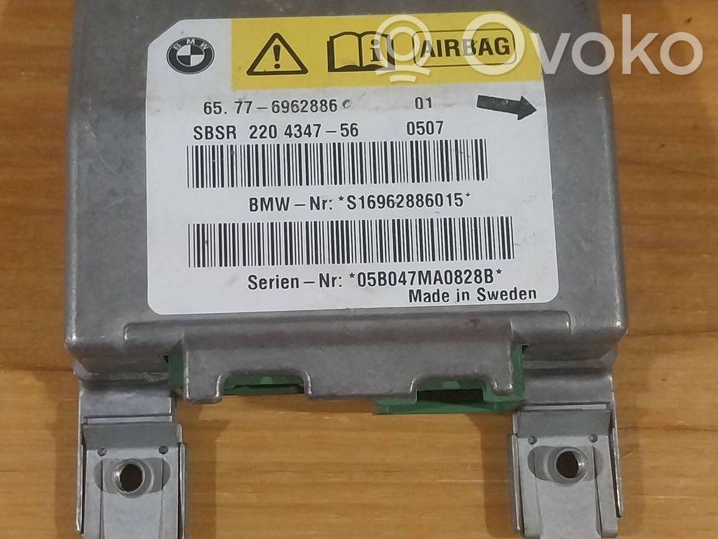 Module de contrôle airbag   6962886,S16962886015,220434756
