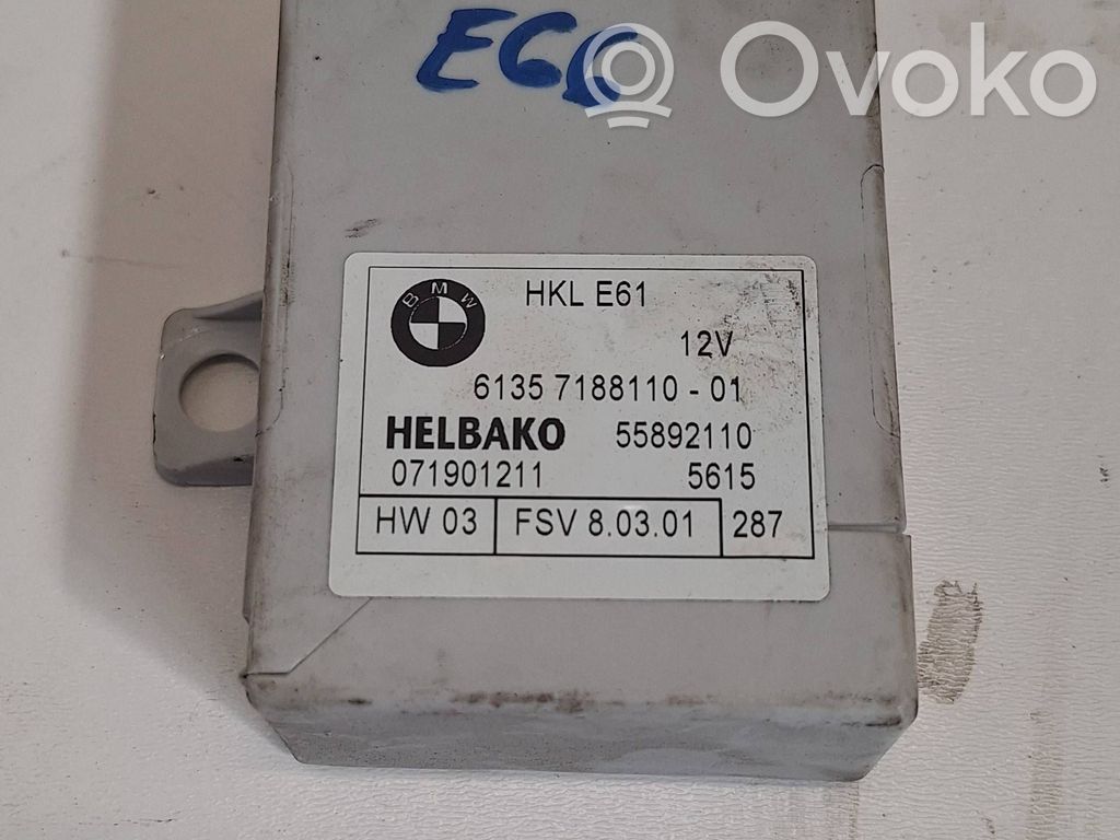BMW 7 E65 E66 Tailgate/trunk control unit/module 