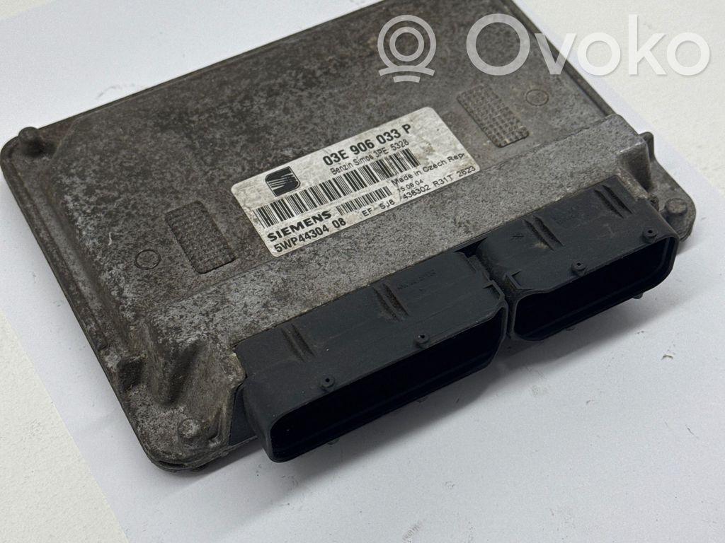 Engine control unit/module   03E906033P,5WP4430408,3PE5328