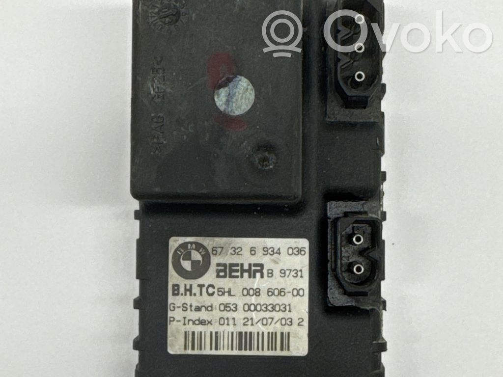 BMW 5 E60 E61 Lämpöpuhaltimen moottorin vastus 