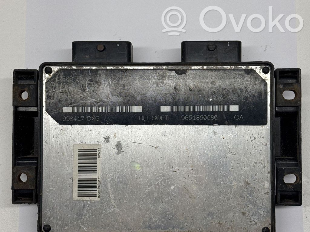 Citroen Berlingo Engine control unit/module 