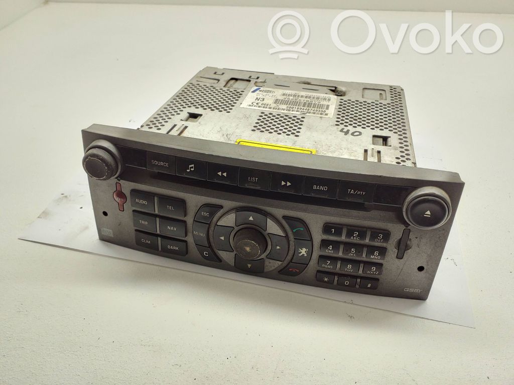 Peugeot 407 Panel / Radioodtwarzacz CD/DVD/GPS 