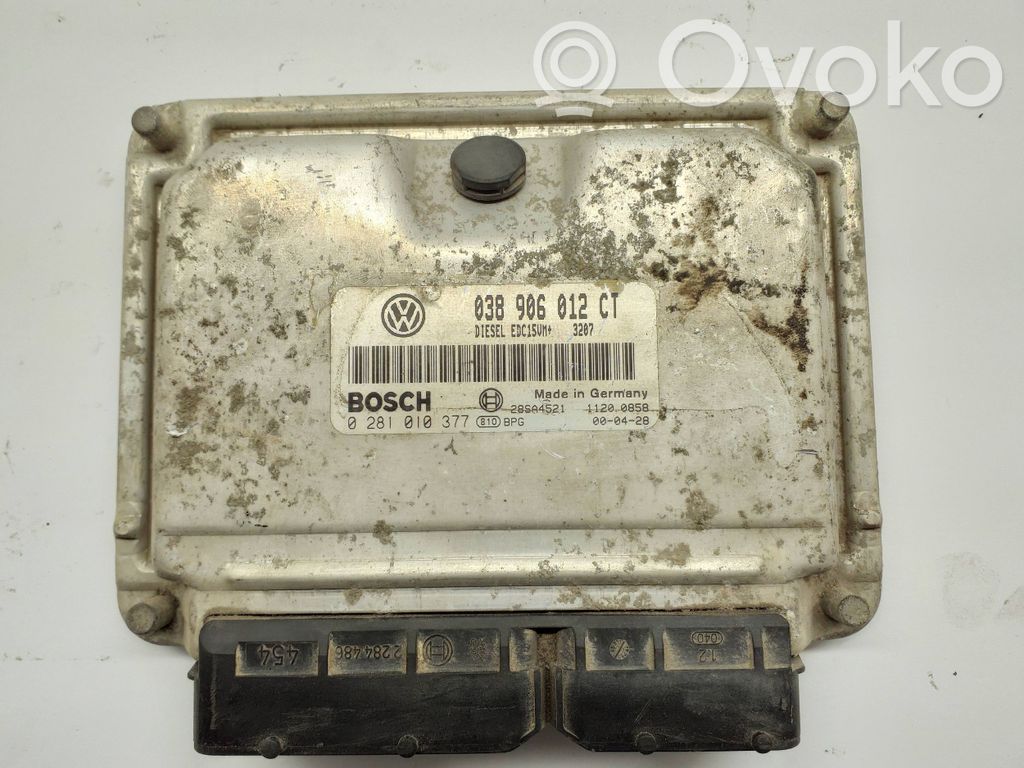 Engine control unit/module   038906012CT,28SA4521,0281010377