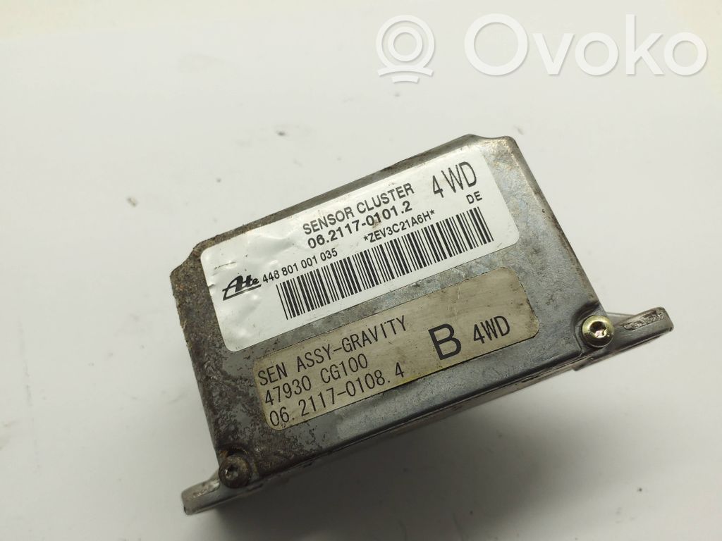 Infiniti FX ESP acceleration yaw rate sensor 