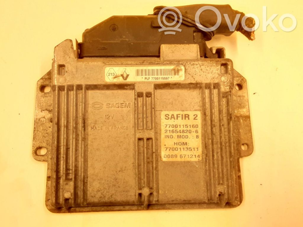 Renault Clio II Engine control unit/module 