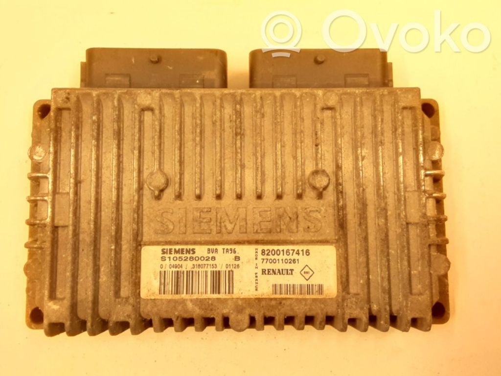 Engine control unit/module   S105280028,8200167416,5732