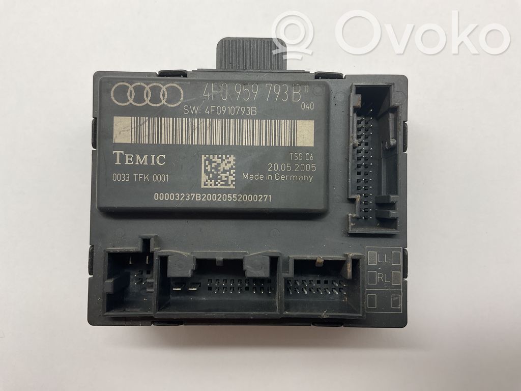 Unité de commande module de porte   4F0959793B,4F0910793B,0033TFK0001