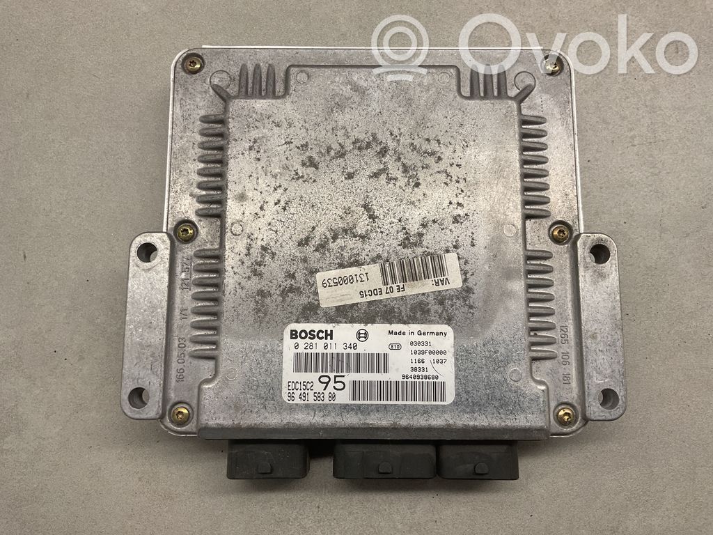 Opel Meriva A Unidad de control/módulo del motor 