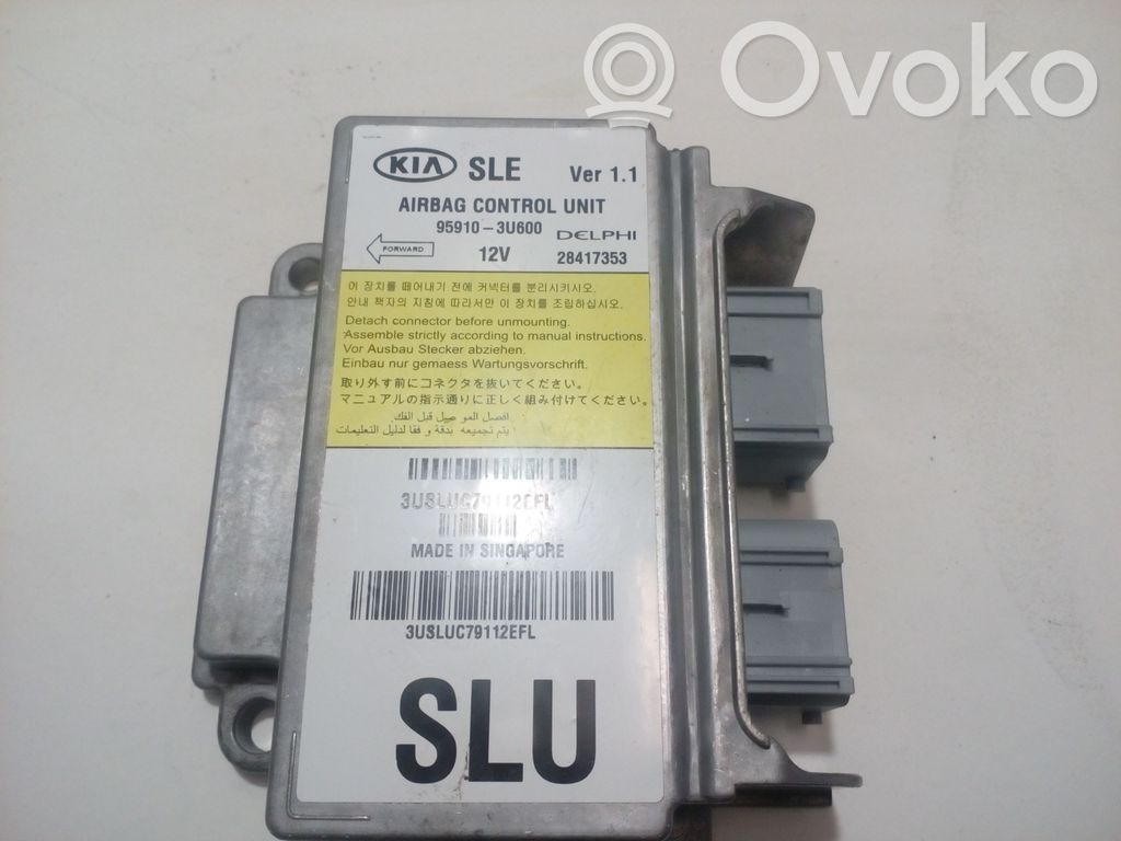 Module de contrôle airbag   28417353,959103U600
