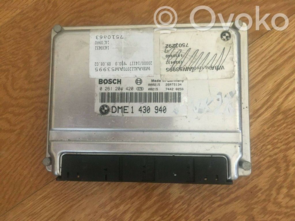 Engine control unit/module   DME1430940,0261204420