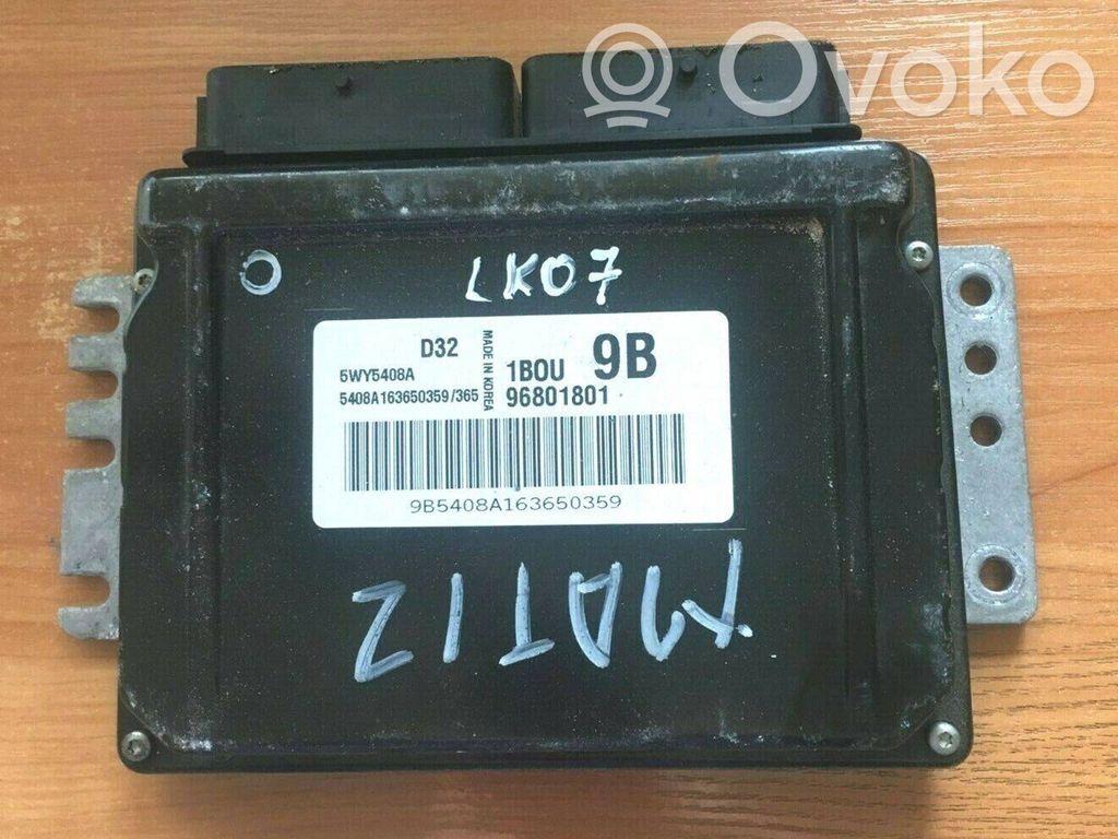 Engine control unit/module   96801801,5WY5408A,1B0U,163650359365