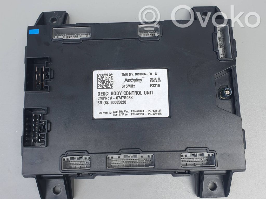 Other control units/modules   P0747015B,101090600G,0747G03X,30065828