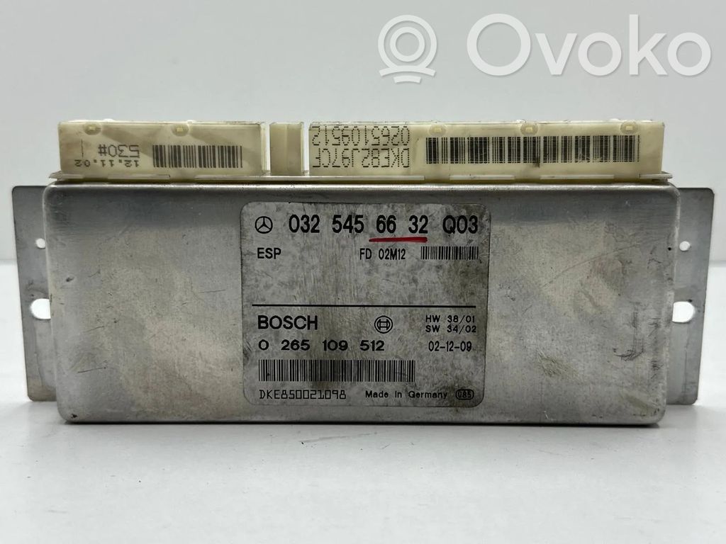 ABS control unit/module   0325456632,0265109512