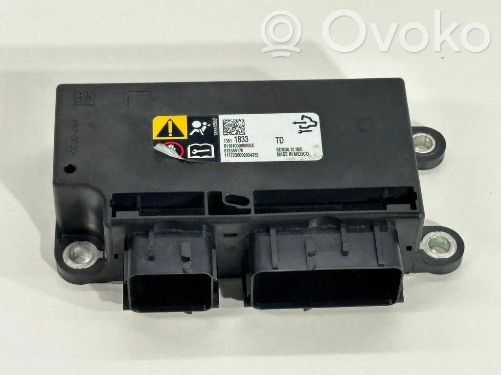 Unidad de control/módulo del Airbag   13511833,812586170