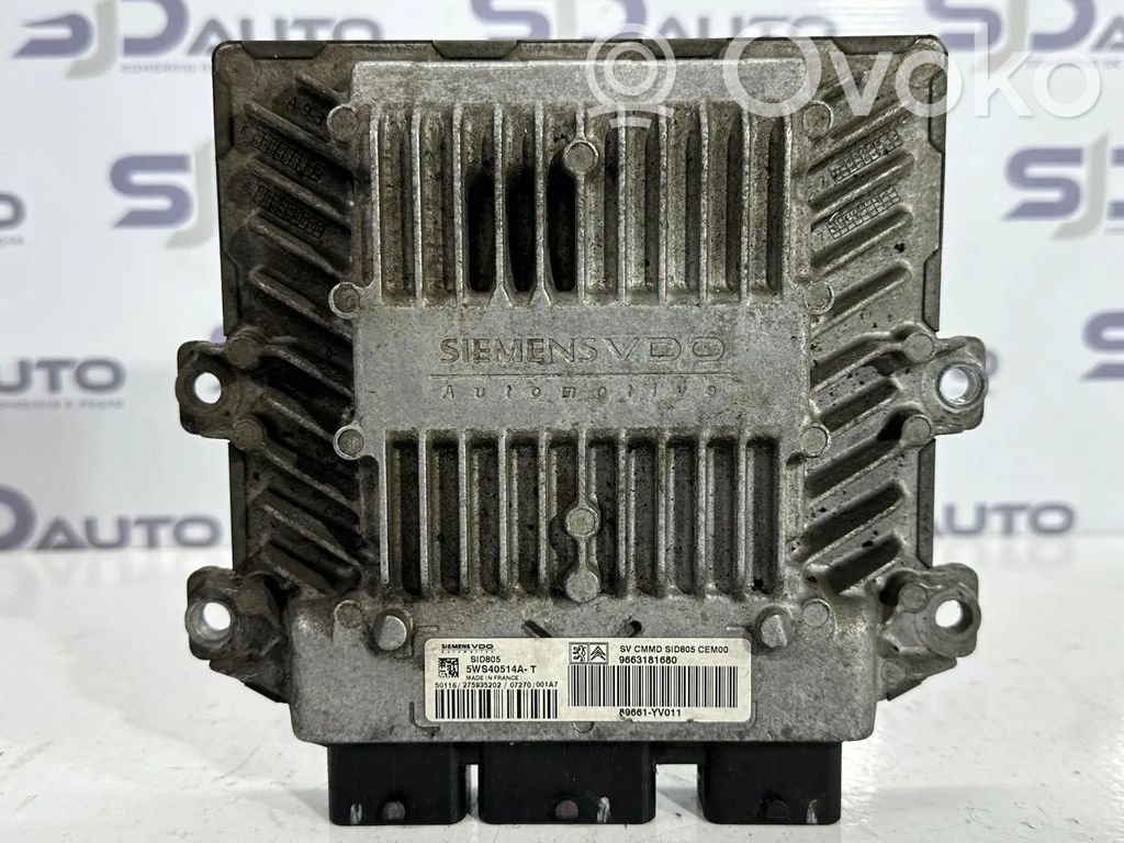 Peugeot 107 Engine control unit/module 