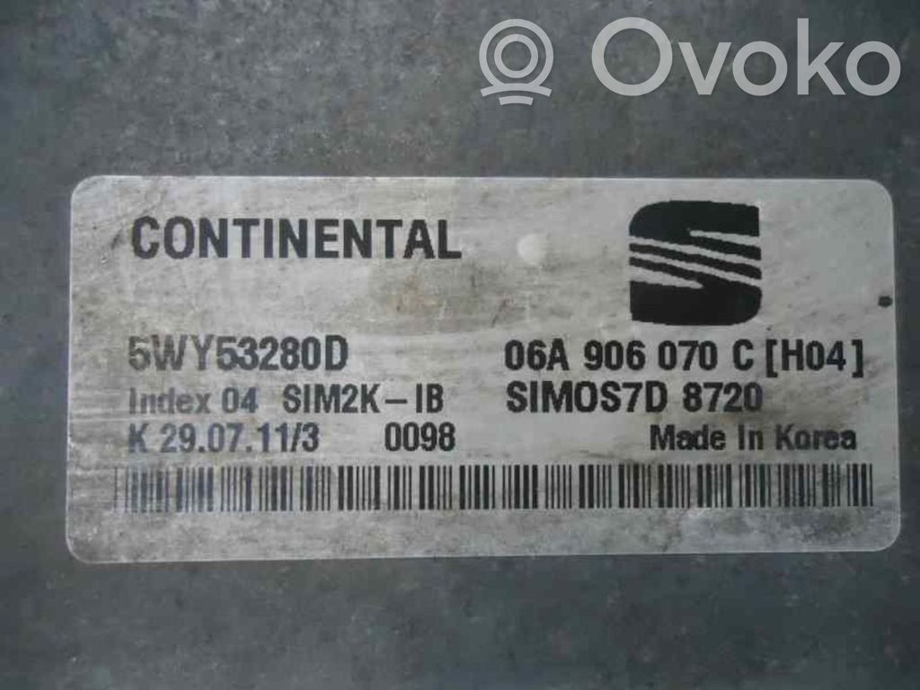Seat Altea XL Komputer / Sterownik ECU silnika 