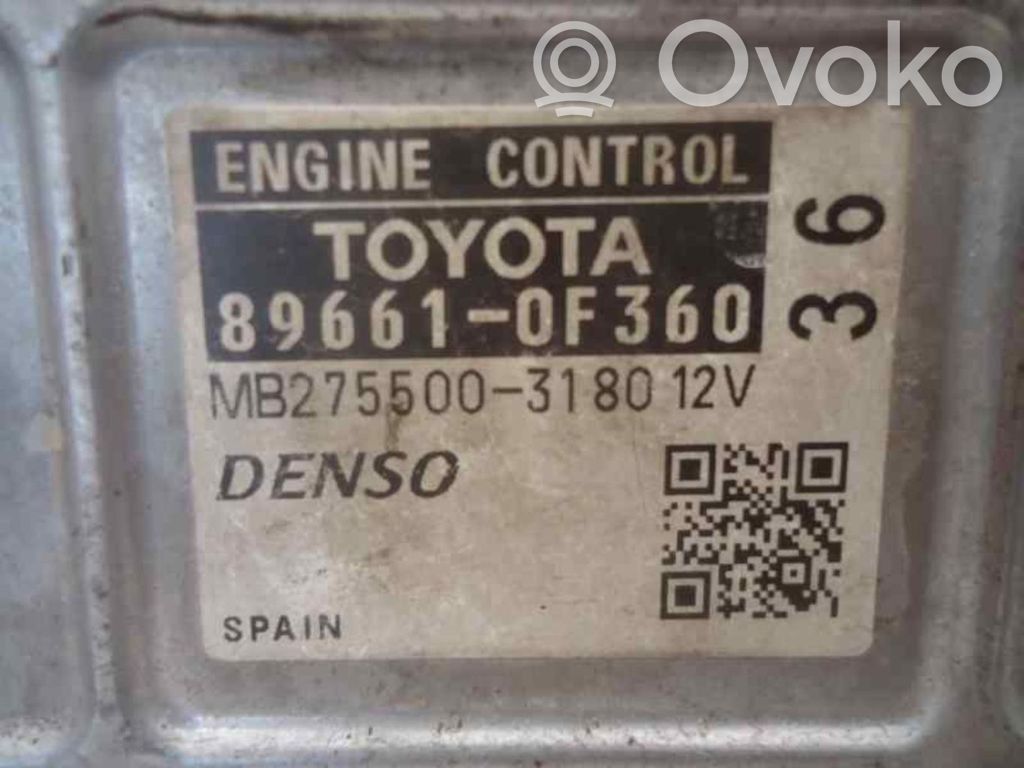 Toyota Verso Engine control unit/module ECU 