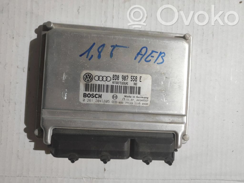 Engine control unit/module   8D0907558E,26SA5167,0261204805
