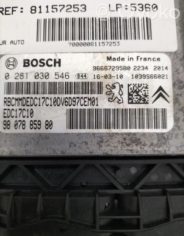 Peugeot Partner Engine control unit/module 