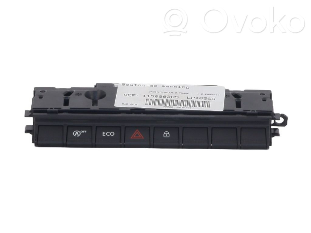 Dacia Duster II Hazard light switch 