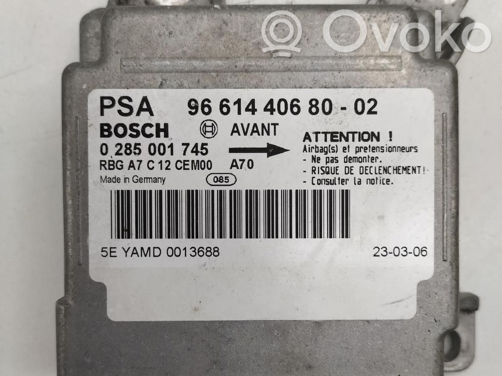 Peugeot 207 Sterownik / Moduł Airbag 
