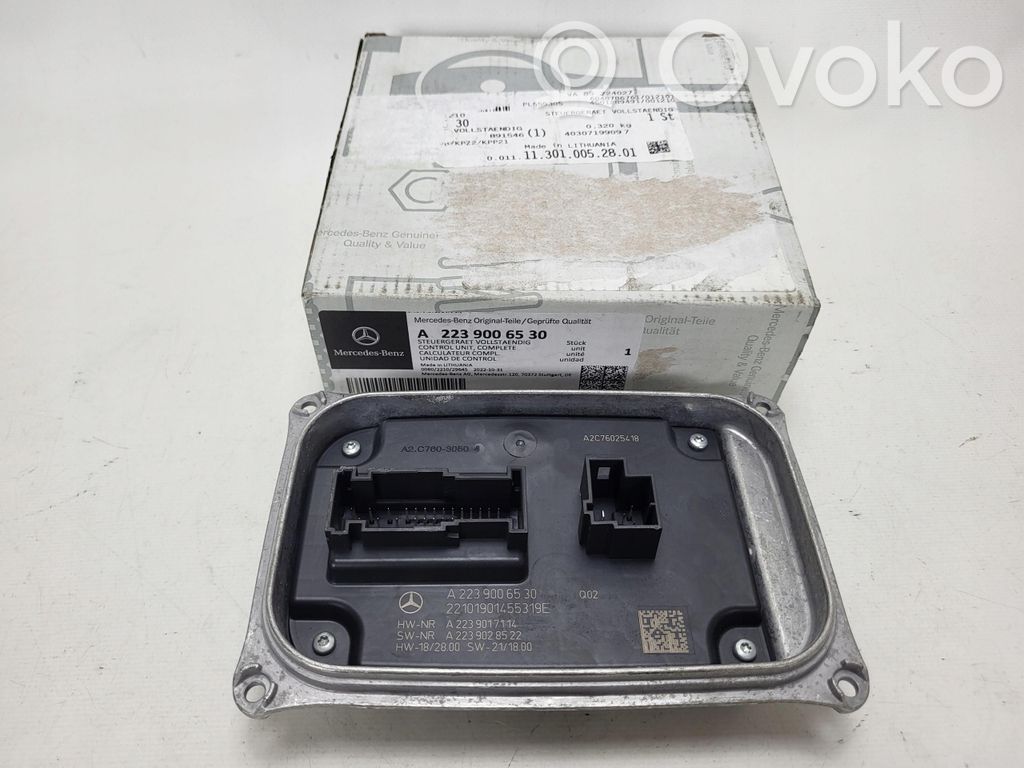 Mercedes-Benz S W223 Moduł sterujący statecznikiem LED 