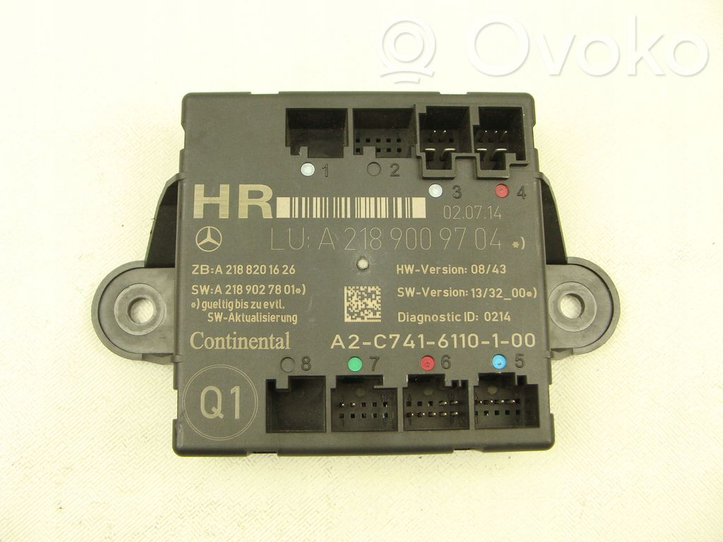 Mercedes-Benz CLS C218 X218 Door control unit/module 